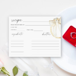 Receta de la ducha de novia de anillo de diamantes