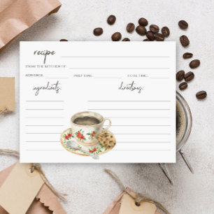 Receta de la ducha de novia de café "Love is brewi