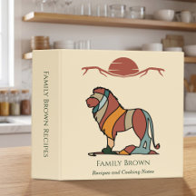 Receta de León de Familia Personalizada Regalo Boh
