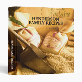 Receta de Libro de Cocina Antiguo del Viejo Mundo