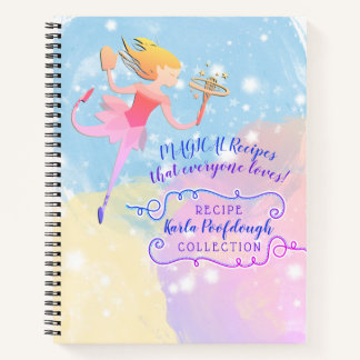 Receta de libro de cocina personalizada de hada má