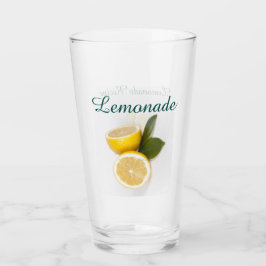 Receta de Limonada de Limones Vaso de Vidrio