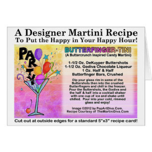 Receta de Martini Butterfinger-Tini