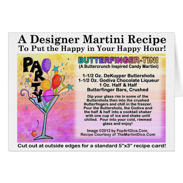 Receta de Martini Butterfinger-Tini (Anverso (Horizontal))