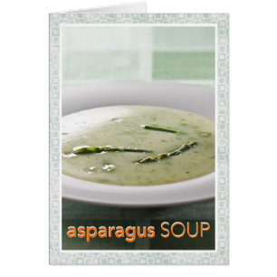 Receta de sopa de espárrago