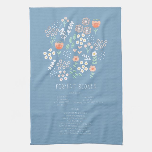 Receta de toalla de té con mermelada y regalo de c (Vertical)