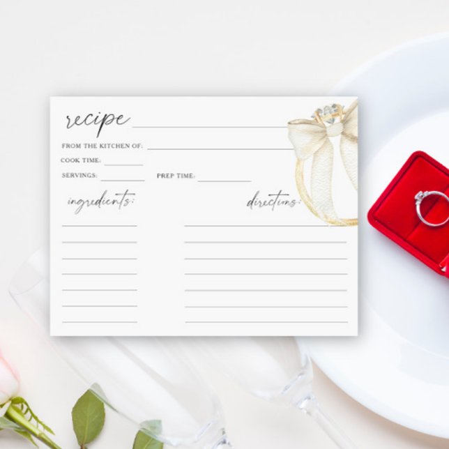 Receta del anillo de diamantes y la ducha de novia (Subido por el creador)