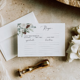 Receta elegante del cono de pino de invierno para 