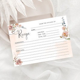 Receta elegante moderna de flores silvestres para