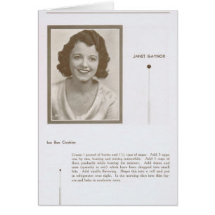 Receta Janet Gaynor