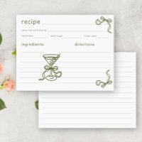 receta martini Bridal con sorteo manual