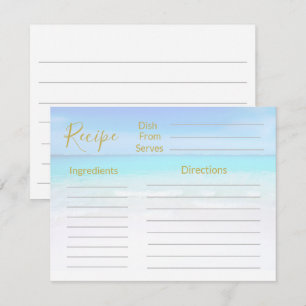 Receta Ocean Beach Scene Sea Blue