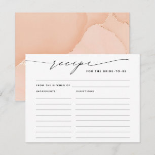 Receta para la tarjeta de inscripción de escritura