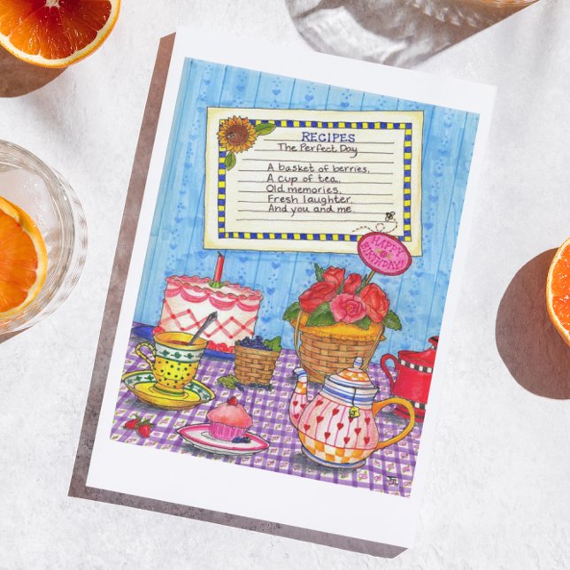 Receta para una tarjeta de cumpleaños perfecta (Subido por el creador)