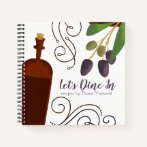 receta personalizada de libro de cocina de vinagre