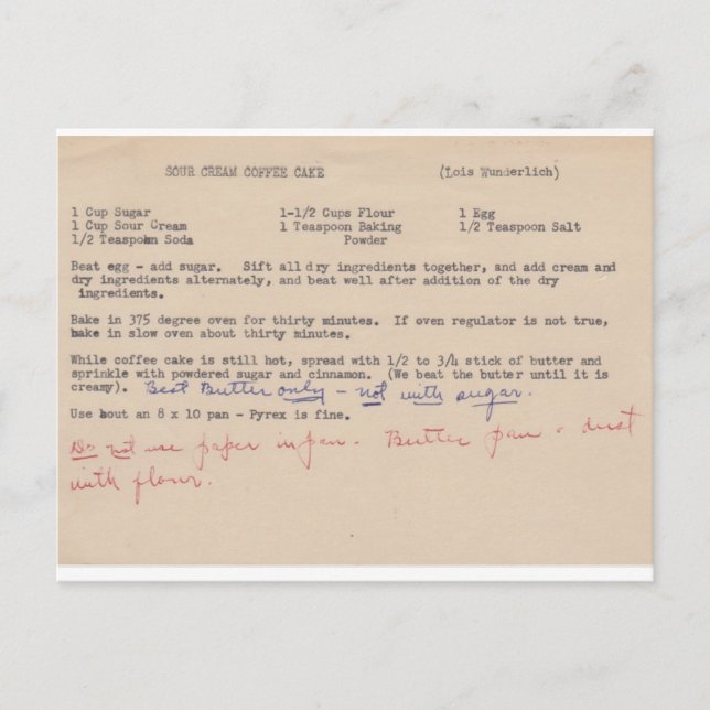 Receta postal (Anverso)