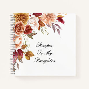 RECETAS A MI LIBRO DE NOTAS DE HIJA
