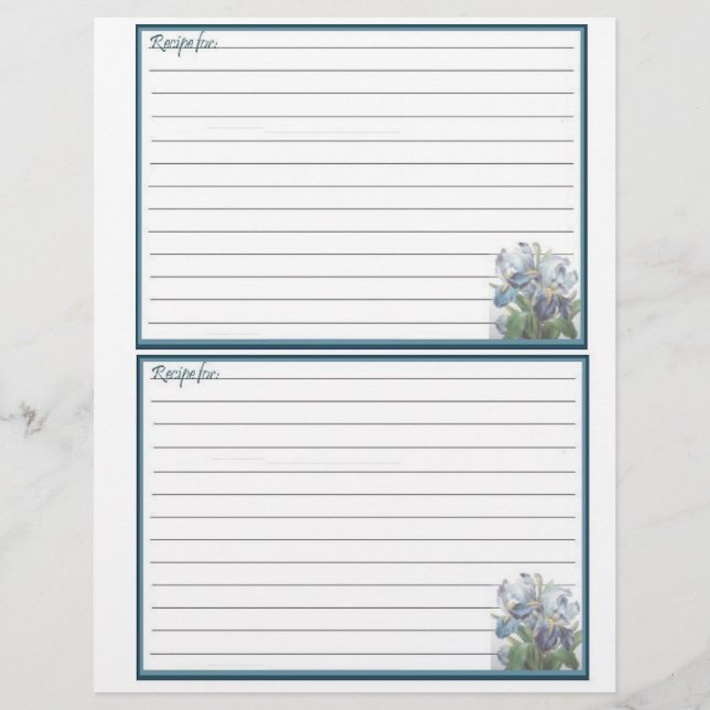 Recetas de diseño floral Páginas de combinación de (Anverso)