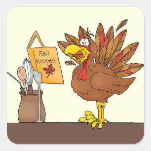 Recetas de la caída - pegatinas