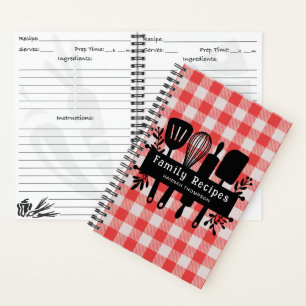 Recetas familiares personalizadas de libros de coc
