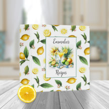 Recetas personalizadas de salpicaduras de limones