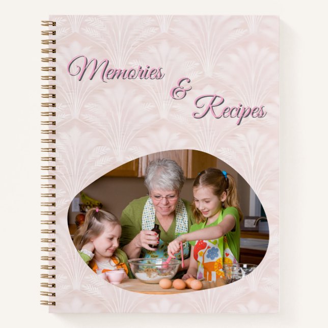 Recetas y Recuerdos Libreta de Recetas Personaliza (Anverso)