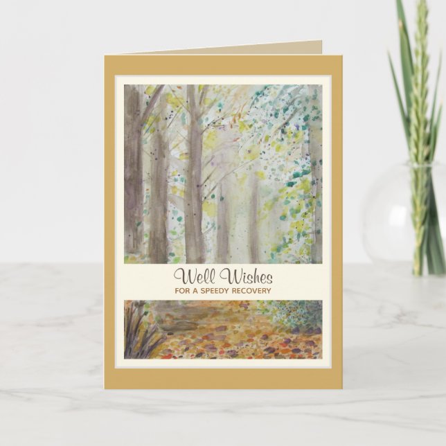 Reciba pronto la tarjeta de felicitación de recupe (Anverso)