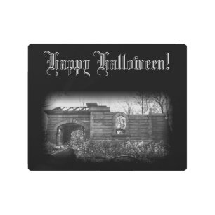 Recibiendo la impresión Metalizado de Halloween de