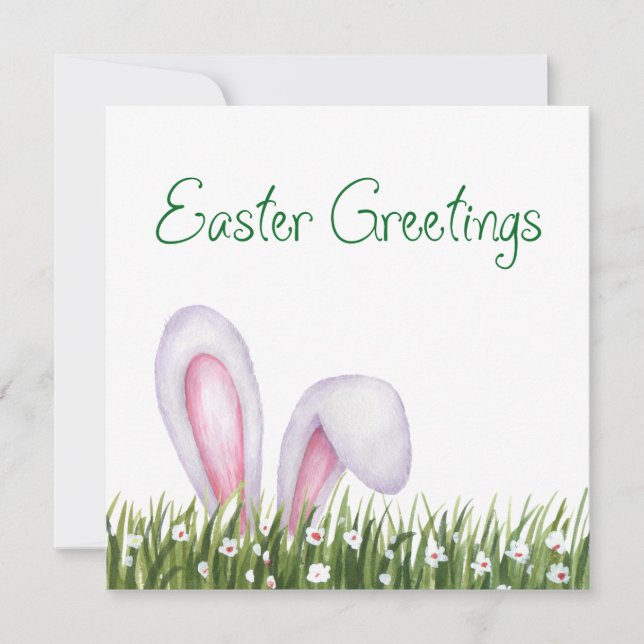 RECIBIMIENTOS DEL ESTE, TARJETA DE BUNNY, CUADRADO (Anverso)