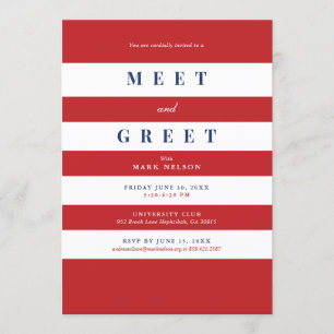 Recibir y saludar invitación