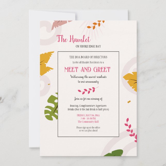 Recibir y saludar invitaciones de cooperación de c (Anverso)