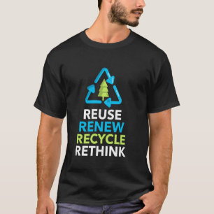 Recicla Reutiliza Renueva Repensa Camiseta de Reci