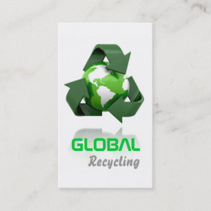 Reciclaje de la tarjeta de visita de la compañía