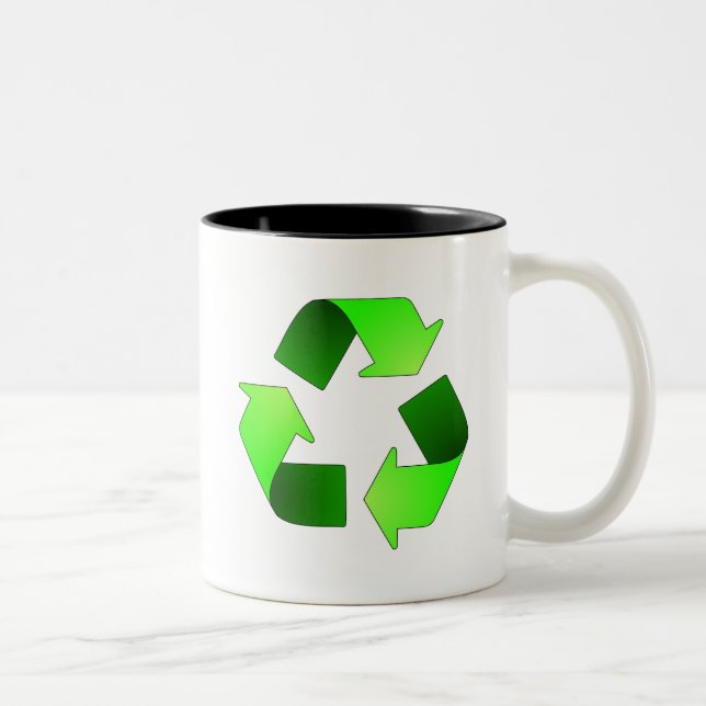 Reciclaje de la taza del símbolo (Derecha)