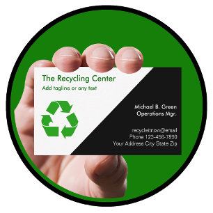 Reciclaje de tarjetas de visita