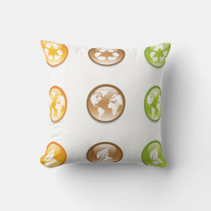 Reciclaje del Cojín decorativo de los elementos