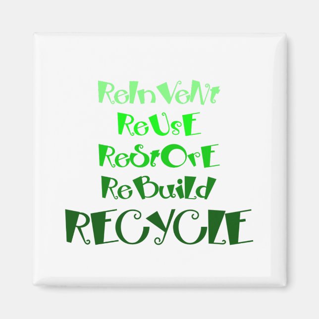 Reciclando el imán de conciencia (Frente)