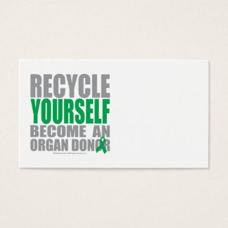 Reciclar al donante de órganos