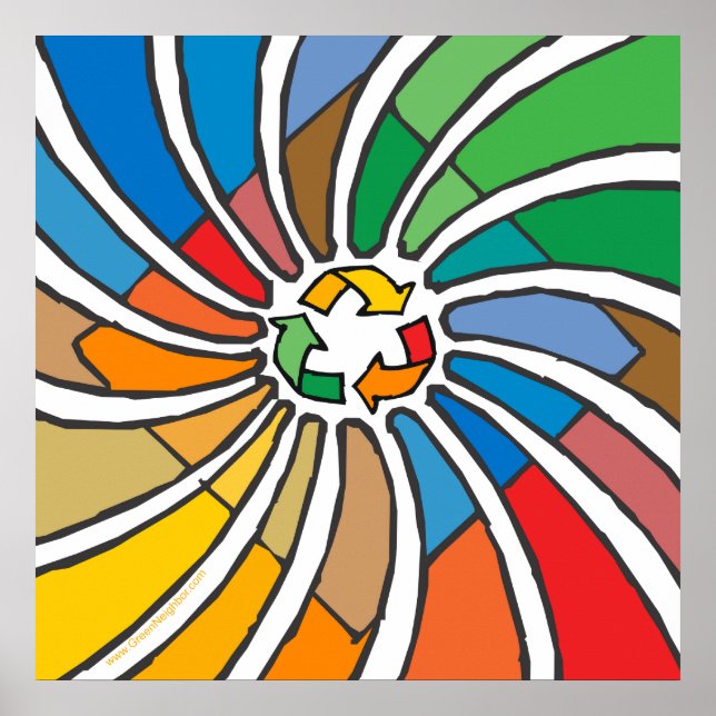 Reciclar arte de Rótulo (Frente)