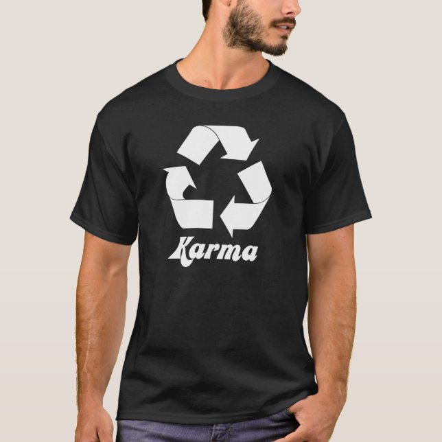 Reciclar camiseta de Karma (Anverso)