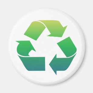 Reciclar imán de flechas de Rótulo