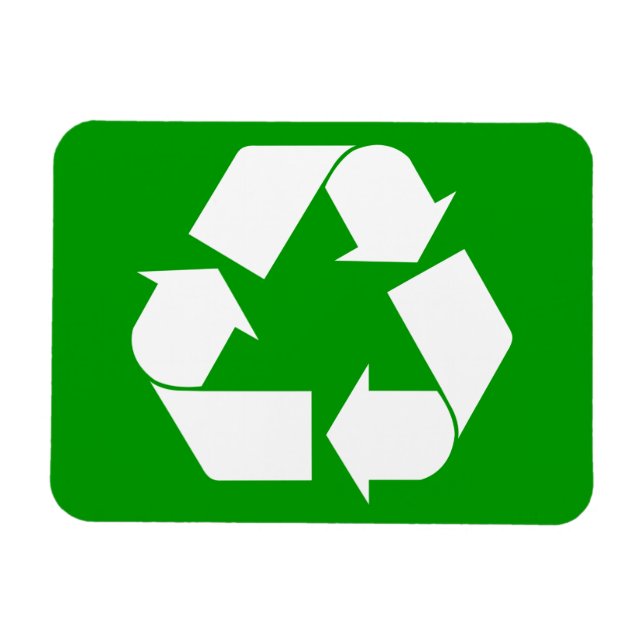 Reciclar imán premium (Horizontal)