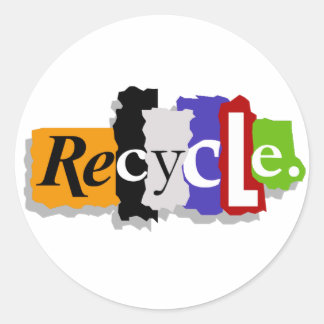 Reciclar pegatinas