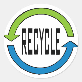 Reciclar pegatinas
