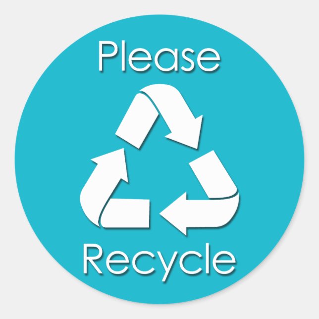 Reciclar Pegatinas (Anverso)