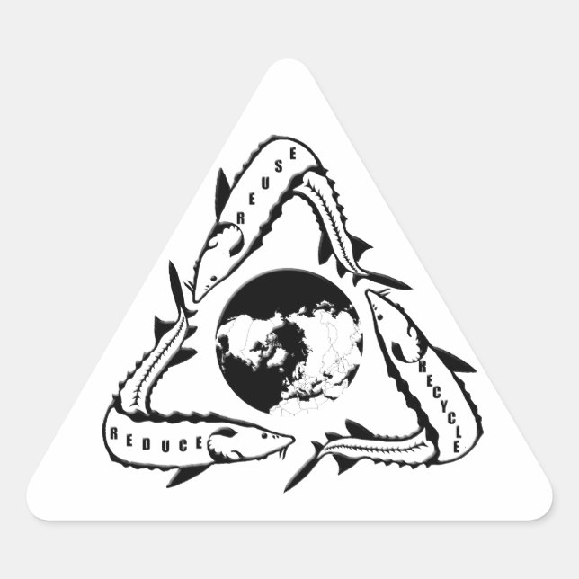 Reciclar Pegatinas de Sturgeon (Anverso)