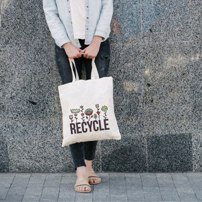 Recicle el bolso reutilizable (Subido por el creador)