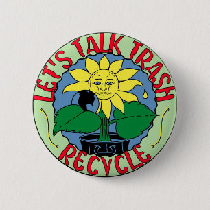 Recicle el botón del Día de la Tierra