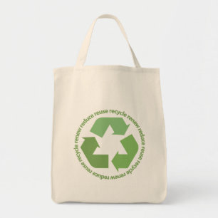 Recicle la bolsa de asas del símbolo
