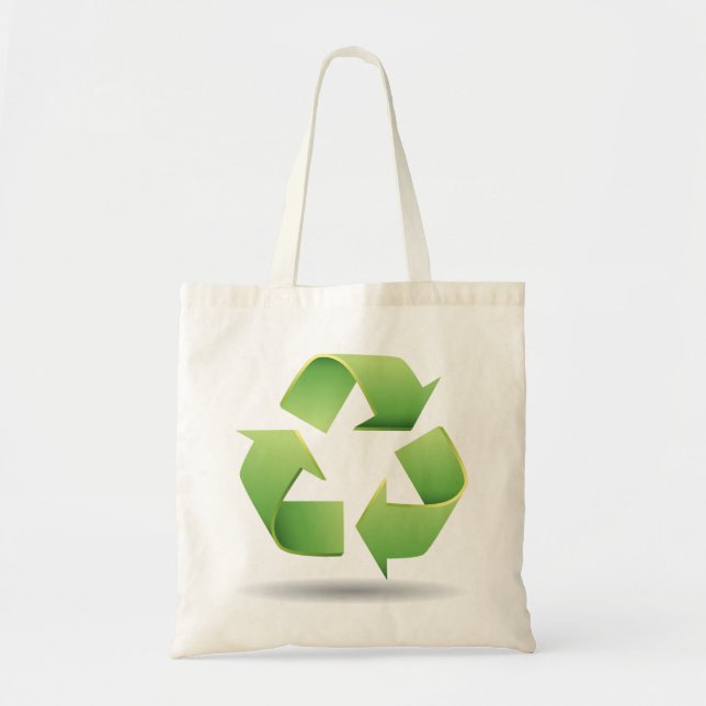 Recicle la bolsa de asas del símbolo (Frente)